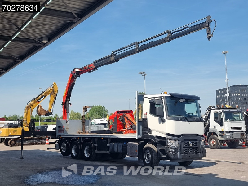 Renault C 480 8X4 Palfinger 24.001 SLD5 Kran Crane Lift-Lenkachse Euro 6 - Грузовик бортовой/ Платформа, Автоманипулятор: фото 3 Renault C 480 8X4 Palfinger 24.001 SLD5 Kran Crane Lift-Lenkachse Euro 6 - Грузовик бортовой/ Платформа, Автоманипулятор: фото 3