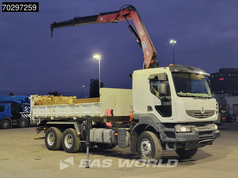 Renault Kerax 370 Kerax 6X4 Fassi F150AXS.22 Crane 10m3 2-side tipper Big-Axle Steelsuspension Manual - Самосвал, Автоманипулятор: фото 3 Renault Kerax 370 Kerax 6X4 Fassi F150AXS.22 Crane 10m3 2-side tipper Big-Axle Steelsuspension Manual - Самосвал, Автоманипулятор: фото 3