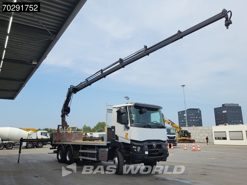 Renault Premium 380 6X4 HIAB X-HIDUO 188 E-5 Crane Steelsuspension Big-Axle Automatic Euro 6 - Грузовик бортовой/ Платформа, Автоманипулятор: фото 3 Renault Premium 380 6X4 HIAB X-HIDUO 188 E-5 Crane Steelsuspension Big-Axle Automatic Euro 6 - Грузовик бортовой/ Платформа, Автоманипулятор: фото 3