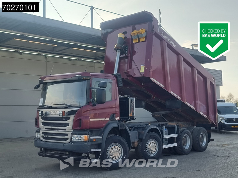 Scania P410 8X4 28m3 KH Kipper Big-Axle Steel suspension Euro 6 - Самосвал: фото 1 Scania P410 8X4 28m3 KH Kipper Big-Axle Steel suspension Euro 6 - Самосвал: фото 1