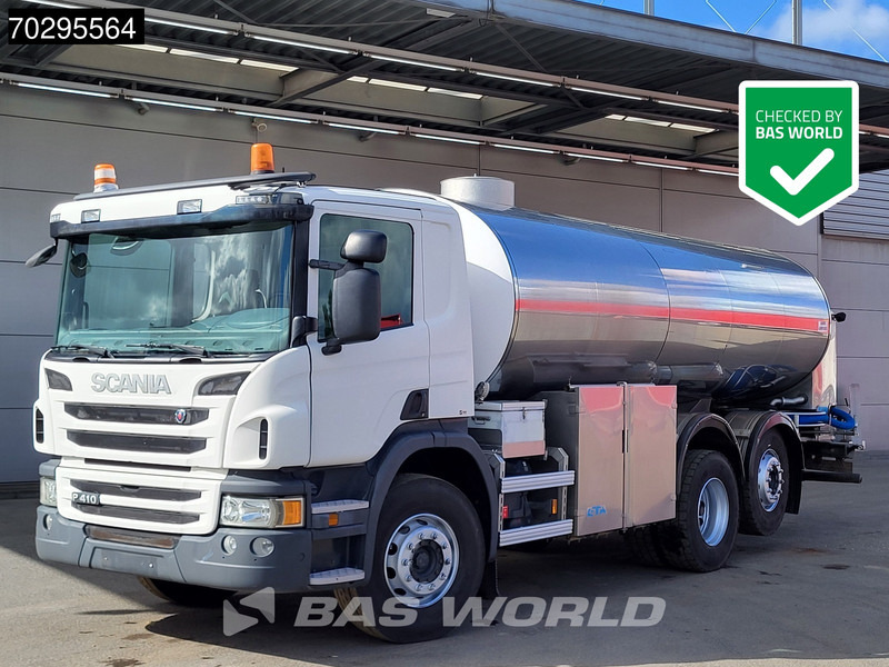 Scania P410 P 6X2 Tanker truck Automatic Retarder Lift+Steering axle Euro 6 - Грузовик-цистерна: фото 1 Scania P410 P 6X2 Tanker truck Automatic Retarder Lift+Steering axle Euro 6 - Грузовик-цистерна: фото 1