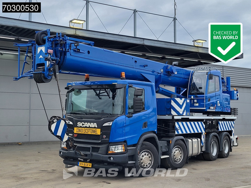Scania P450 P 8X4 Palfinger/SANY SPC500E Telescopic Crane Retarder Navi Automatic Euro 6 - Автоманипулятор: фото 1 Scania P450 P 8X4 Palfinger/SANY SPC500E Telescopic Crane Retarder Navi Automatic Euro 6 - Автоманипулятор: фото 1