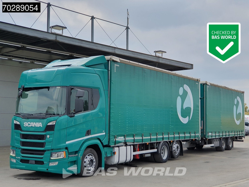 Scania R410 6X2 Combi Retarder Standklima lifting roof ACC LED Euro 6 - Тентованный грузовик: фото 1 Scania R410 6X2 Combi Retarder Standklima lifting roof ACC LED Euro 6 - Тентованный грузовик: фото 1