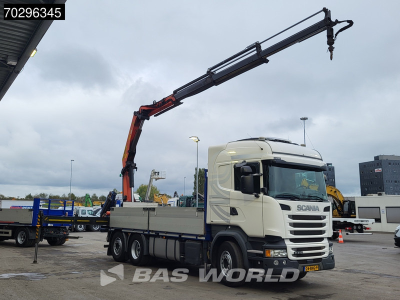 Scania R410 R 6X2 NL-Truck Palfinger PK22002-EH Crane Kran Lift+Steering-Axle Euro 6 - Грузовик бортовой/ Платформа, Автоманипулятор: фото 3 Scania R410 R 6X2 NL-Truck Palfinger PK22002-EH Crane Kran Lift+Steering-Axle Euro 6 - Грузовик бортовой/ Платформа, Автоманипулятор: фото 3