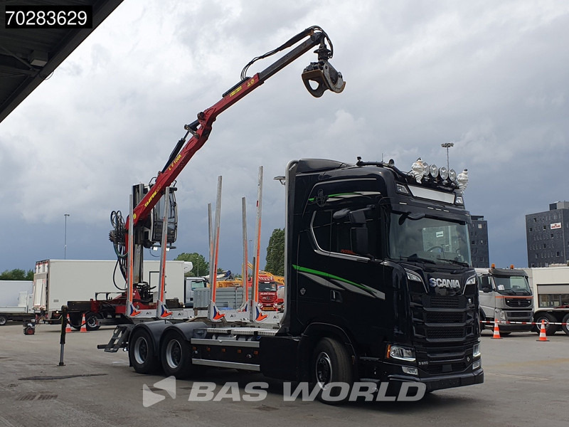 Scania S650 S 6X4 Tajfun LIV100K Kran Holztransport Retarder 3-Pedals Euro 6 - Лесовоз, Автоманипулятор: фото 3 Scania S650 S 6X4 Tajfun LIV100K Kran Holztransport Retarder 3-Pedals Euro 6 - Лесовоз, Автоманипулятор: фото 3