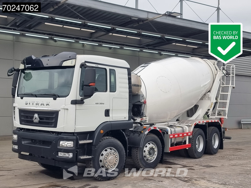 Sitrak G5 350 8X4 8m3 Liebherr mixer Manual Steel Suspension - Автобетоносмеситель: фото 1 Sitrak G5 350 8X4 8m3 Liebherr mixer Manual Steel Suspension - Автобетоносмеситель: фото 1