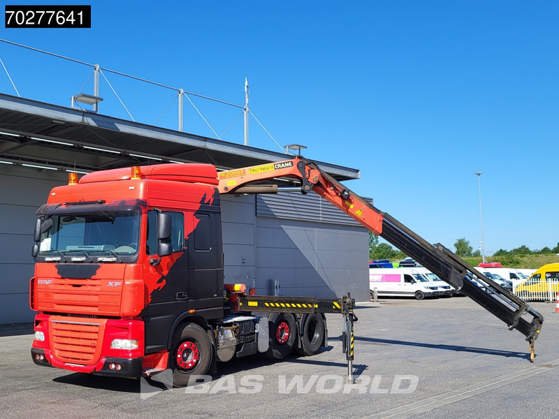 Тягач DAF XF 410 XF 6X2 Hydraulik Lift+Lenkachse Kran Palfinger PK20002 Euro 5: фото 7
