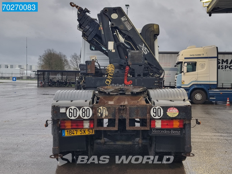 Тягач Mercedes-Benz Actros 2040 Actros 4X4 Manual 4x4 Big-Axle Full-Steel Hiab 1660-5 Kran 4x Stabilizers: фото 12