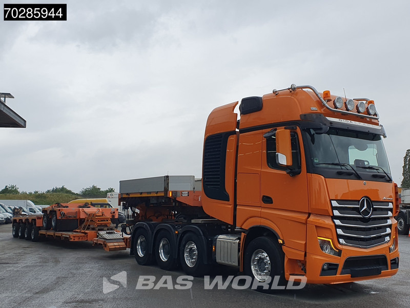 Mercedes-Benz Actros 8X4 180T GigaSpace Retarder Hydrauliek BigAxle Alcoa´s // Lowbed Trailer / 6 Axles / Hydraulic Pendle Axles / Extendable - Тягач: фото 2 Mercedes-Benz Actros 8X4 180T GigaSpace Retarder Hydrauliek BigAxle Alcoa´s // Lowbed Trailer / 6 Axles / Hydraulic Pendle Axles / Extendable - Тягач: фото 2