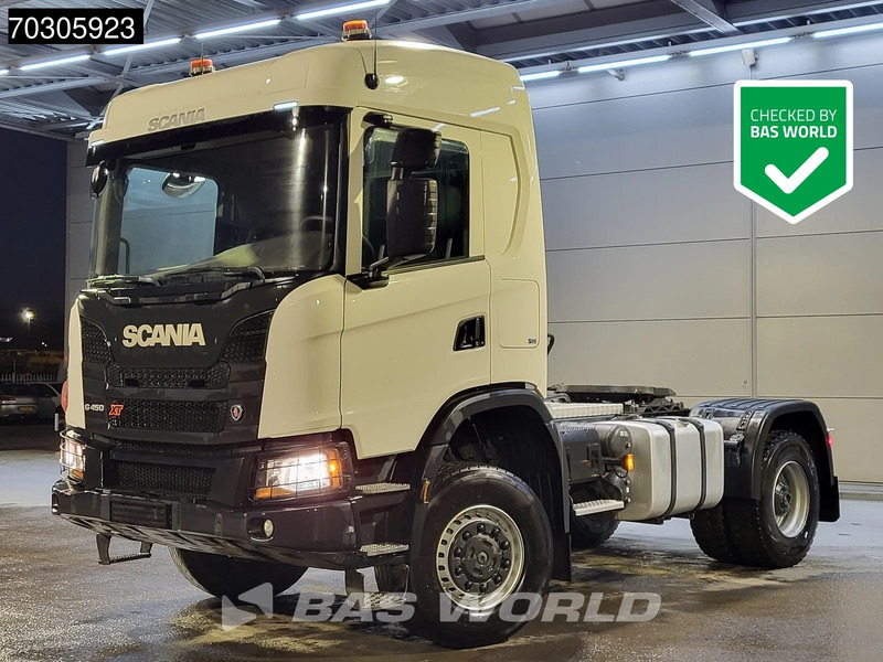 Scania G450 4X4 Manual! Full-Steel Allrad Big-Axle Retarder Hydraulik - Тягач: фото 1 Scania G450 4X4 Manual! Full-Steel Allrad Big-Axle Retarder Hydraulik - Тягач: фото 1
