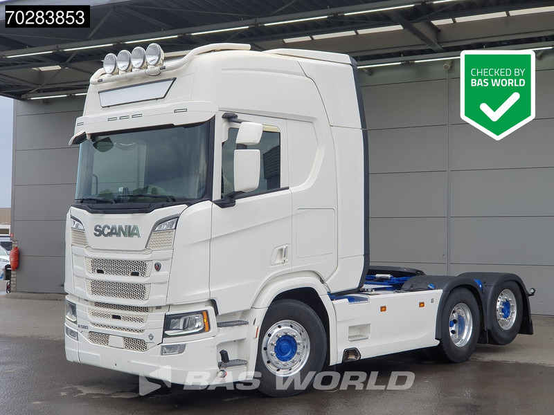 Тягач Scania R580 6X2 Retarder Liftachse Leather ACC Alcoa's: фото 1