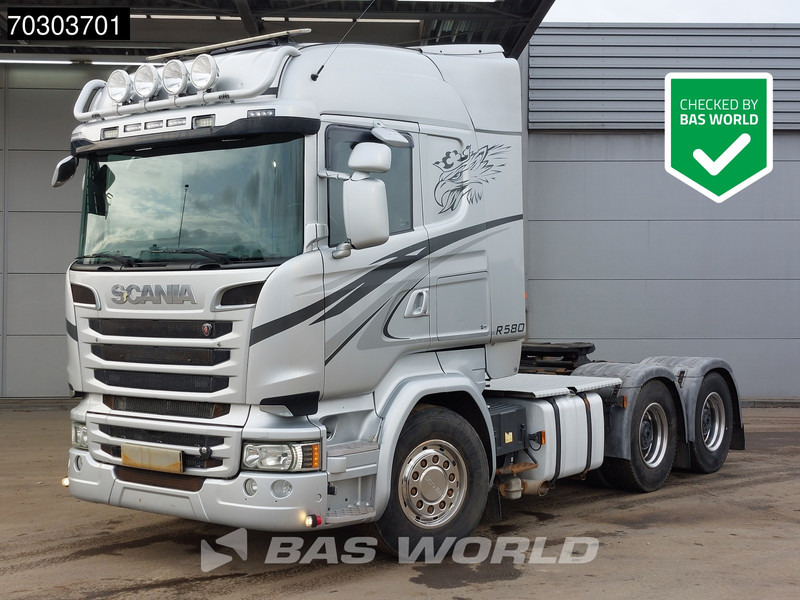 Scania R580 R 6X4 3-Pedals! Full-Air Retarder Hydraulik Drumbrakes Big-Axle - Тягач: фото 1 Scania R580 R 6X4 3-Pedals! Full-Air Retarder Hydraulik Drumbrakes Big-Axle - Тягач: фото 1
