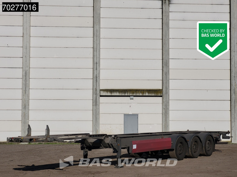 Полуприцеп-контейнеровоз/ Сменный кузов Van Hool 3 axles 40 FT.: фото 1