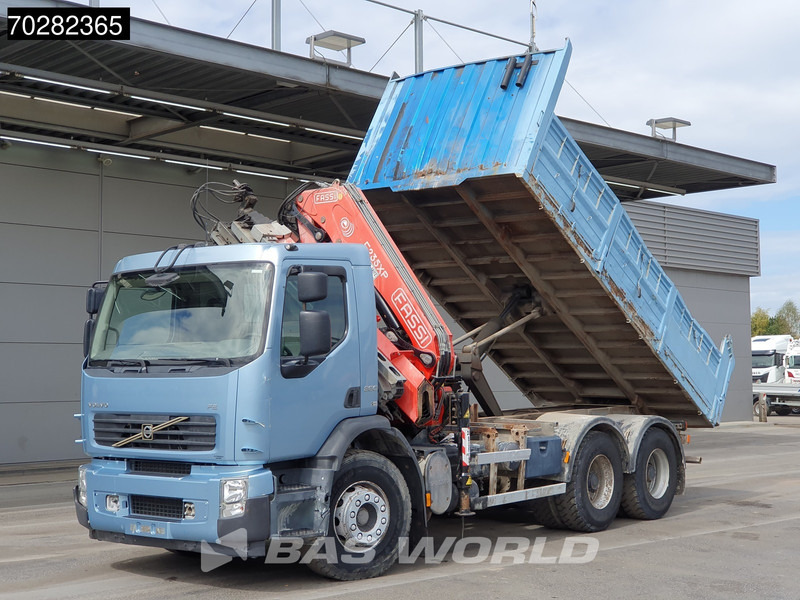 Самосвал, Автоманипулятор Volvo FE 280 904 6X4 Fassi F215/235AXP26 Crane 10m3 tipper Big-Axle Manual Euro 4: фото 8