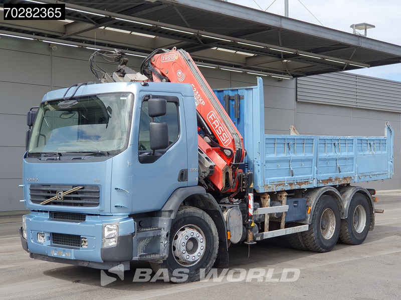 Самосвал, Автоманипулятор Volvo FE 280 904 6X4 Fassi F215/235AXP26 Crane 10m3 tipper Big-Axle Manual Euro 4: фото 10