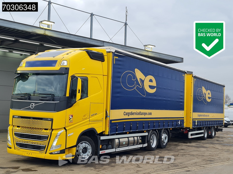 Volvo FH 460 6X2 LNG Engine Curtainside Combi Sliding roof I-Park Cool VEB+ - Тентованный грузовик: фото 1 Volvo FH 460 6X2 LNG Engine Curtainside Combi Sliding roof I-Park Cool VEB+ - Тентованный грузовик: фото 1