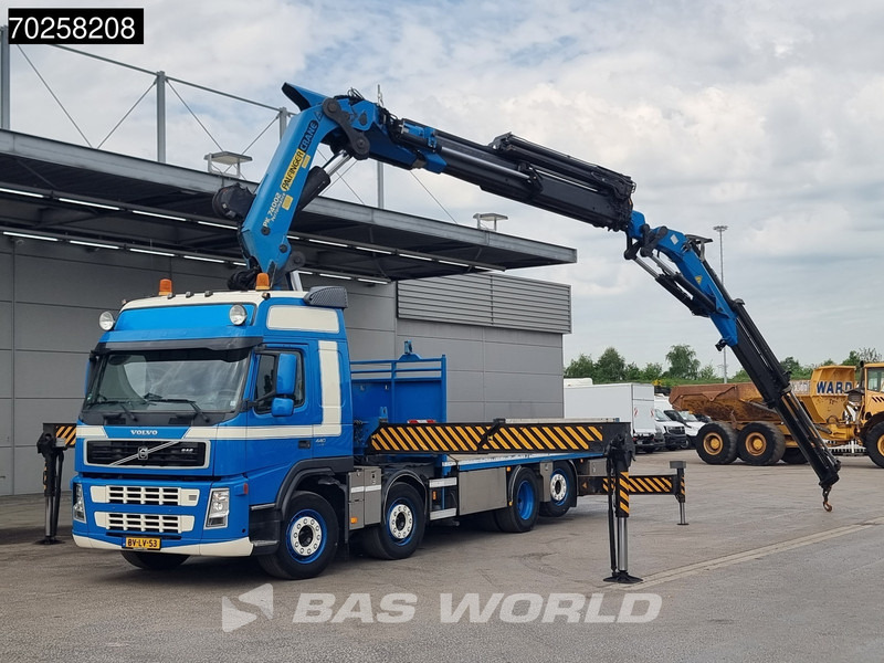 Грузовик бортовой/ Платформа, Автоманипулятор Volvo FM 440 8X2 Palfinger PK74002 + JIB + Winch Lift-Lenkachse Euro 5: фото 7