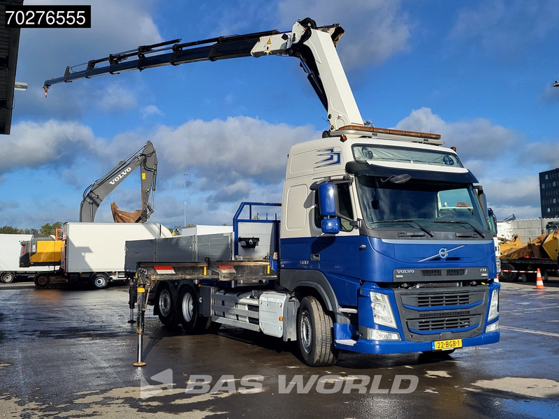 Volvo FM 500 FM 6X2 NL-Truck HMF 3220-K7 Kran Crane Winch Lift+Steering-Axle Euro 6 - Грузовик бортовой/ Платформа, Автоманипулятор: фото 3 Volvo FM 500 FM 6X2 NL-Truck HMF 3220-K7 Kran Crane Winch Lift+Steering-Axle Euro 6 - Грузовик бортовой/ Платформа, Автоманипулятор: фото 3
