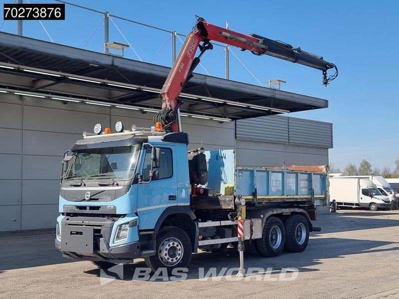 Volvo FMX 420 6X4 Fassi F155A.2.22 Crane 9m3 Big-Axle Automatic Euro 5 - Самосвал, Автоманипулятор: фото 1 Volvo FMX 420 6X4 Fassi F155A.2.22 Crane 9m3 Big-Axle Automatic Euro 5 - Самосвал, Автоманипулятор: фото 1