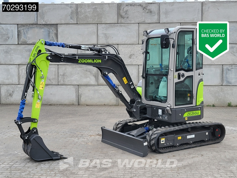 Zoomlion ZE26 GU CE CERTIFIED - Мини-экскаватор: фото 1 Zoomlion ZE26 GU CE CERTIFIED - Мини-экскаватор: фото 1