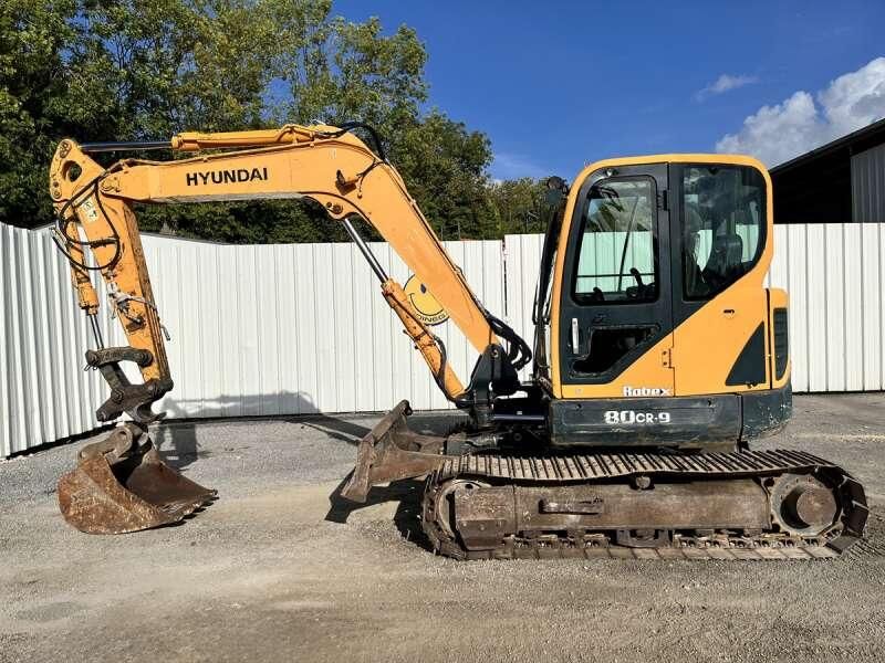 Hyundai ROBEX80CR-9 - Гусеничный экскаватор: фото 3 Hyundai ROBEX80CR-9 - Гусеничный экскаватор: фото 3