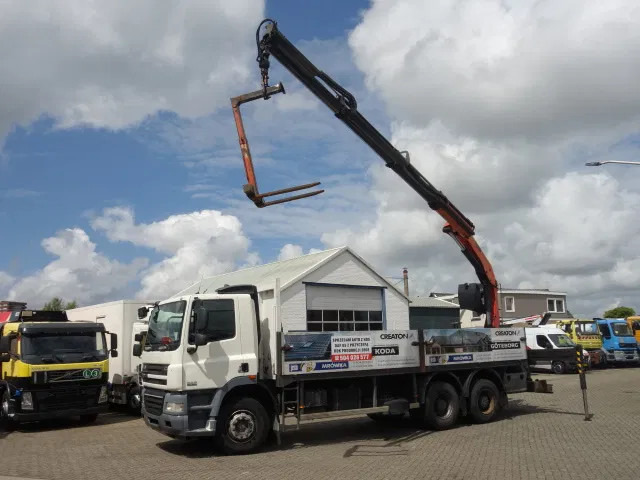 DAF CF 360 6X4 MANUAL GEAR STEELSPRINGS 18,5 TON PALFINKER - Грузовик бортовой/ Платформа, Автоманипулятор: фото 1 DAF CF 360 6X4 MANUAL GEAR STEELSPRINGS 18,5 TON PALFINKER - Грузовик бортовой/ Платформа, Автоманипулятор: фото 1