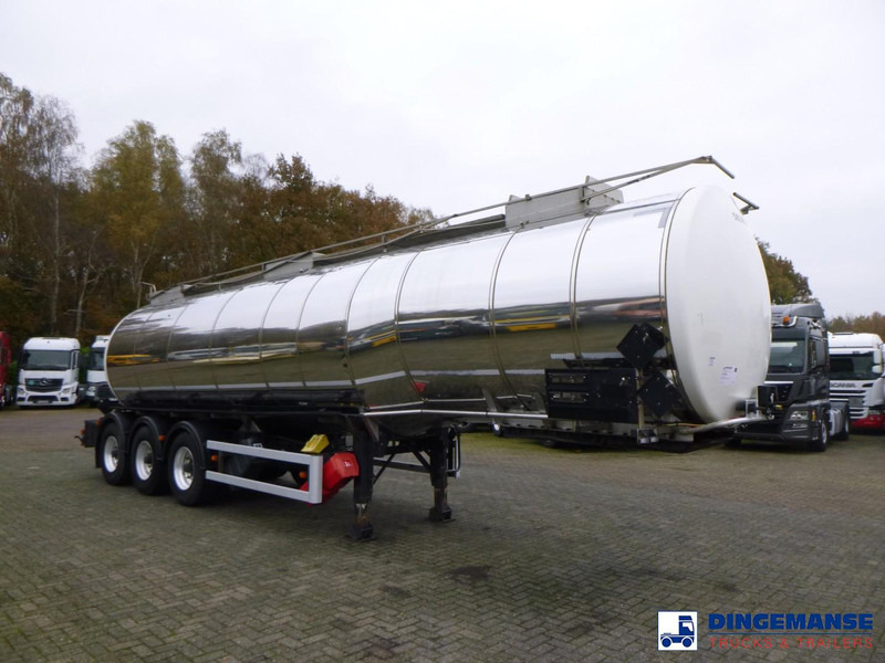 Crane Fruehauf Chemical tank inox 32.8 m3 / 1 comp - Полуприцеп-цистерна: фото 2 Crane Fruehauf Chemical tank inox 32.8 m3 / 1 comp - Полуприцеп-цистерна: фото 2