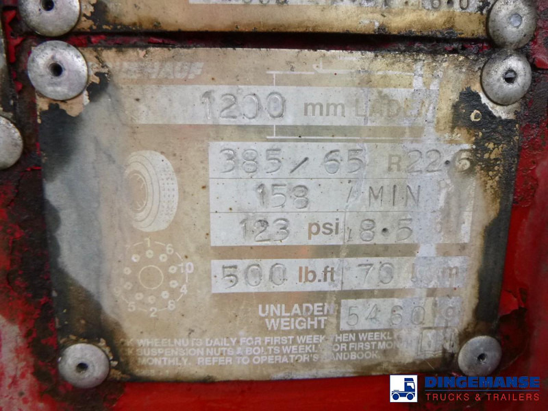 Полуприцеп-цистерна Crane Fruehauf Food tank inox 30 m3 / 1 comp: фото 18