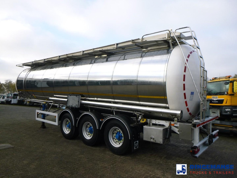 Feldbinder Chemical tank inox L4BH 37.5 m3 / 1 comp - Полуприцеп-цистерна: фото 3 Feldbinder Chemical tank inox L4BH 37.5 m3 / 1 comp - Полуприцеп-цистерна: фото 3