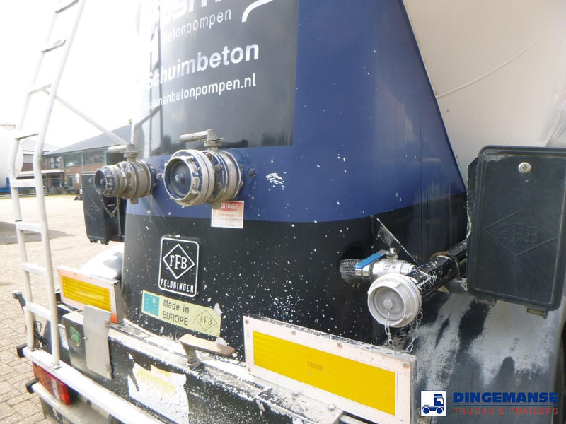 Полуприцеп-цистерна Feldbinder Powder tank alu 40 m3 / 1 comp + compressor: фото 14