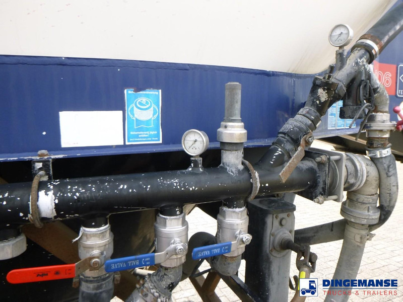 Полуприцеп-цистерна Feldbinder Powder tank alu 40 m3 / 1 comp + compressor: фото 12