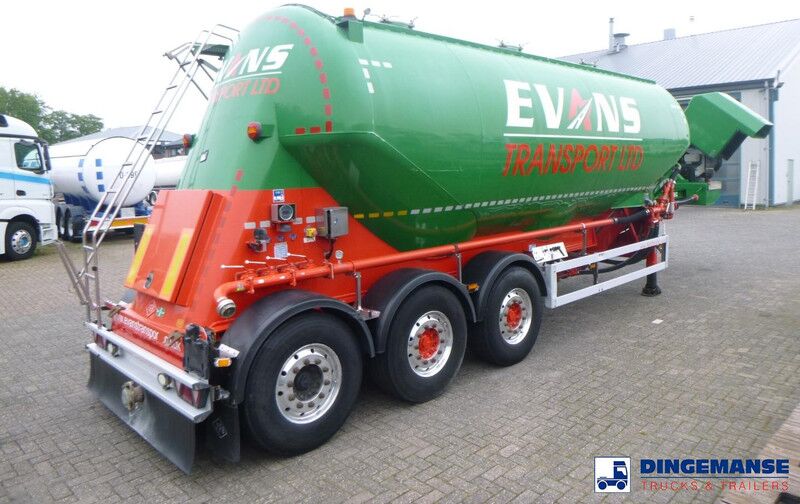 Feldbinder Powder tank alu 40 m3 + engine/compressor - Полуприцеп-цистерна: фото 4 Feldbinder Powder tank alu 40 m3 + engine/compressor - Полуприцеп-цистерна: фото 4