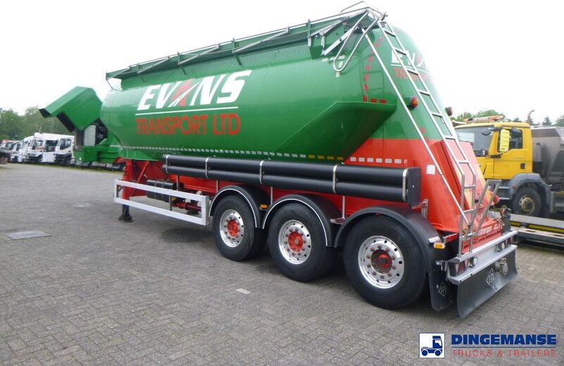 Feldbinder Powder tank alu 40 m3 + engine/compressor - Полуприцеп-цистерна: фото 3 Feldbinder Powder tank alu 40 m3 + engine/compressor - Полуприцеп-цистерна: фото 3