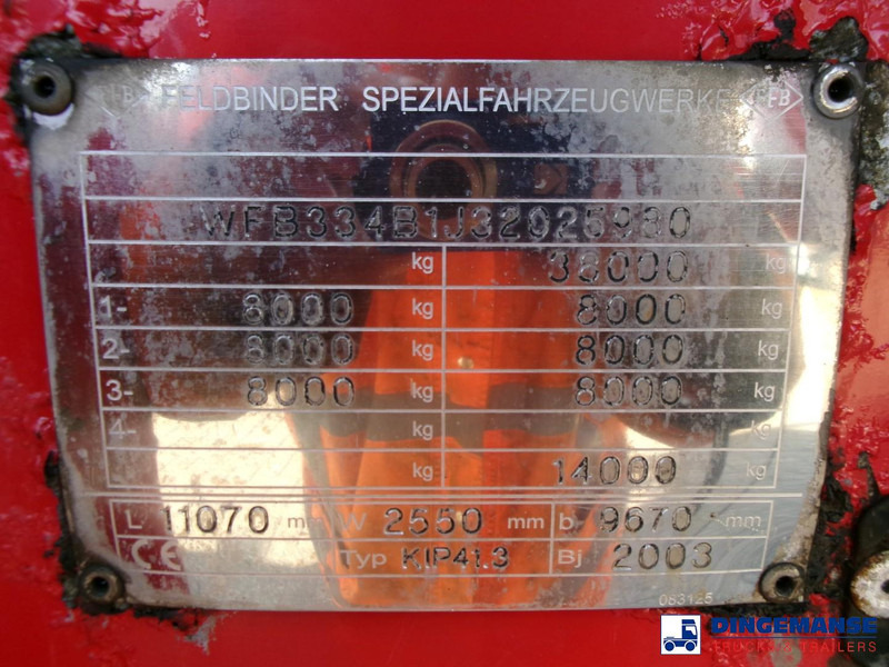 Полуприцеп-цистерна Feldbinder Powder tank alu 41 m3 (tipping): фото 19