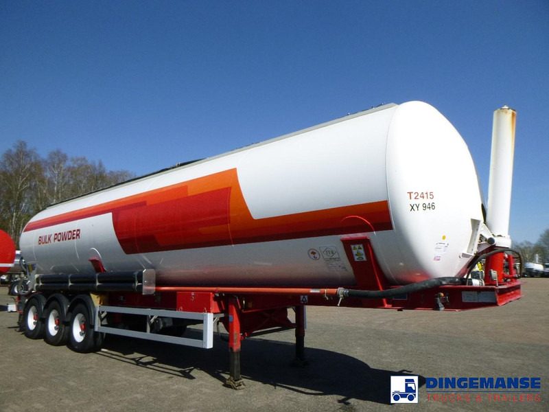 Feldbinder Powder tank alu 60 m3 (tipping) - Полуприцеп-цистерна: фото 2 Feldbinder Powder tank alu 60 m3 (tipping) - Полуприцеп-цистерна: фото 2