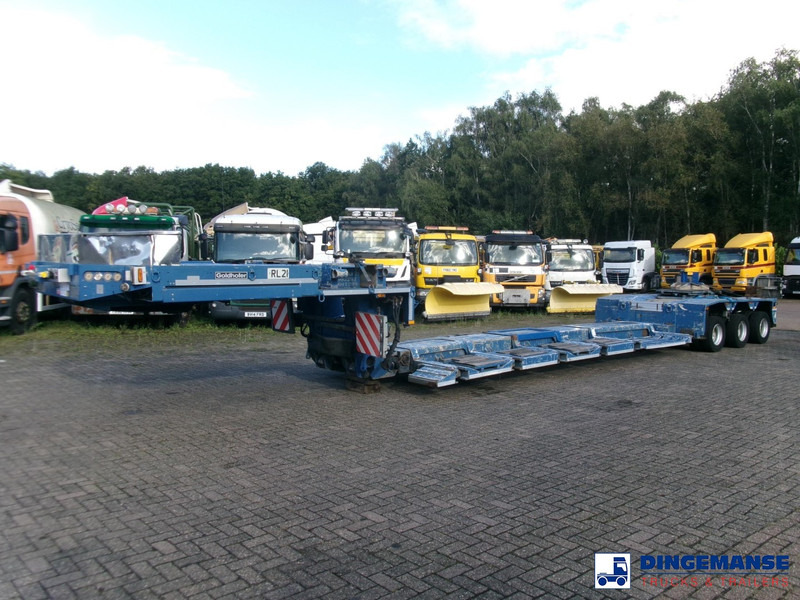 Goldhofer 3-axle lowbed trailer STZ-V 3-33/80A 56 t / ext. 13.6 m - Низкорамный полуприцеп: фото 1 Goldhofer 3-axle lowbed trailer STZ-V 3-33/80A 56 t / ext. 13.6 m - Низкорамный полуприцеп: фото 1