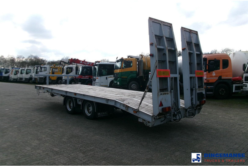 KING 2-axle platform drawbar trailer 14t + ramps - Прицеп бортовой/ Платформа: фото 3 KING 2-axle platform drawbar trailer 14t + ramps - Прицеп бортовой/ Платформа: фото 3