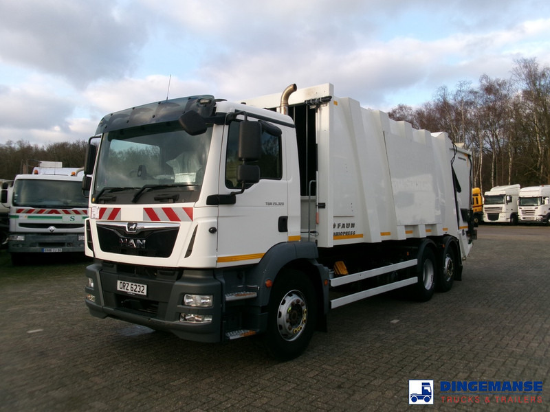 MAN TGM 26.320 6X2 Euro 6 RHD Faun refuse truck - Мусоровоз: фото 1 MAN TGM 26.320 6X2 Euro 6 RHD Faun refuse truck - Мусоровоз: фото 1