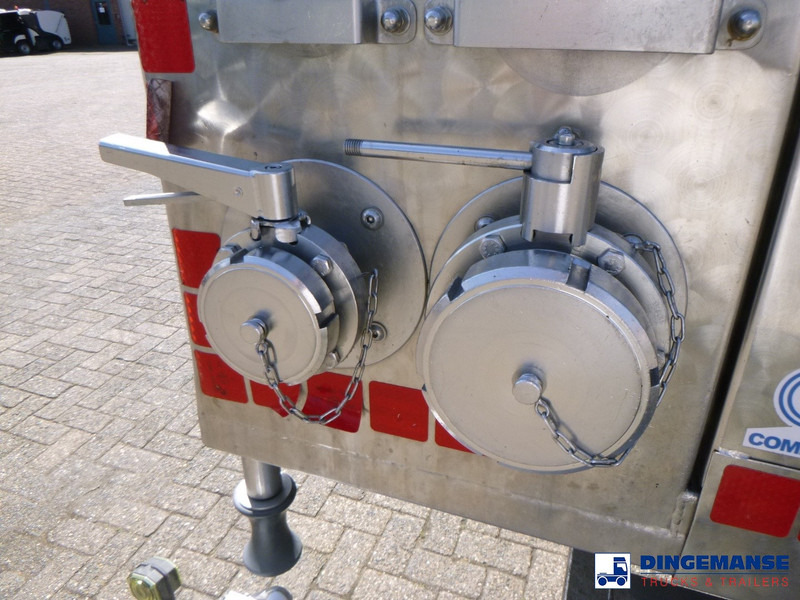 Прицеп-цистерна Mafa Food (milk) tank inox 29 m3 / 3 comp + pump: фото 17