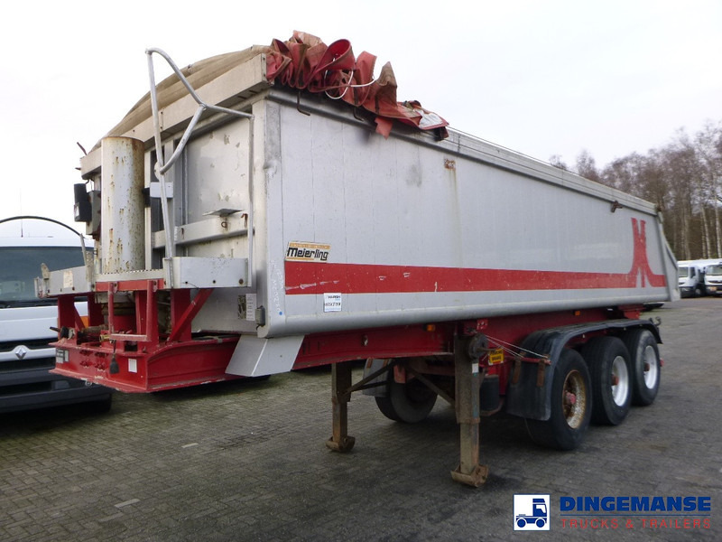 Meierling Tipper trailer alu 21 m3 + tarpaulin - Самосвальный полуприцеп: фото 1 Meierling Tipper trailer alu 21 m3 + tarpaulin - Самосвальный полуприцеп: фото 1