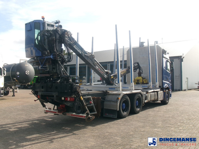 Mercedes-Benz Actros 2663 6x4 Euro 6 loglift F96 crane timber truck - Лесовоз, Автоманипулятор: фото 4 Mercedes-Benz Actros 2663 6x4 Euro 6 loglift F96 crane timber truck - Лесовоз, Автоманипулятор: фото 4