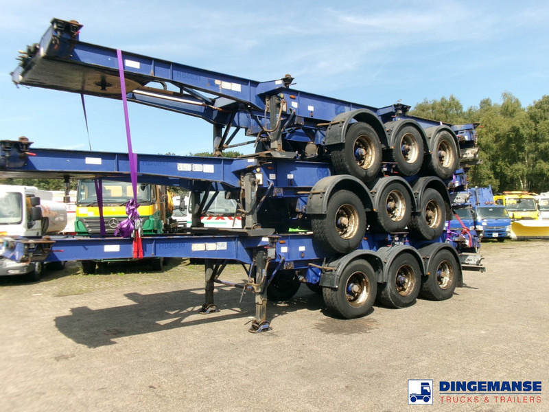 Montracon Stack - 3 x container chassis 20-30-40-45 ft - Грузовик-контейнеровоз/ Сменный кузов: фото 1 Montracon Stack - 3 x container chassis 20-30-40-45 ft - Грузовик-контейнеровоз/ Сменный кузов: фото 1