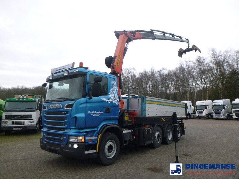 Scania R 500 8X2 tipper + Palfinger PK27001 EHD - Автоманипулятор: фото 1 Scania R 500 8X2 tipper + Palfinger PK27001 EHD - Автоманипулятор: фото 1