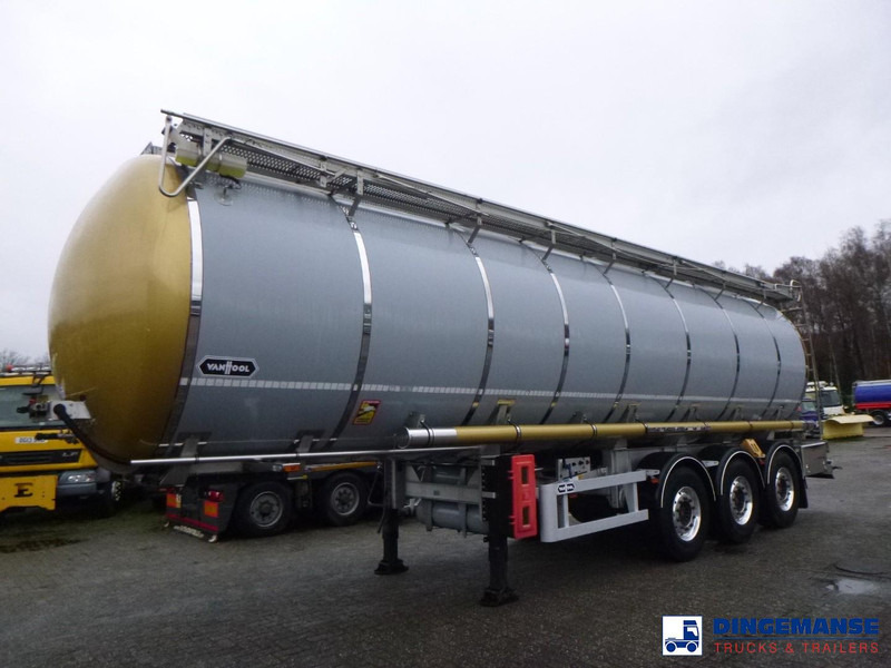 Van Hool Chemical tank inox 37.5 m3 / 1 comp L4BH - Полуприцеп-цистерна: фото 1 Van Hool Chemical tank inox 37.5 m3 / 1 comp L4BH - Полуприцеп-цистерна: фото 1