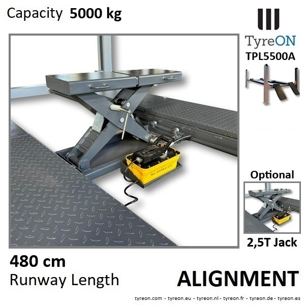 TPL5500A 4 post alignment car lift - 4.8 meter runways - 5T - Оборудование для мастерских: фото 5 TPL5500A 4 post alignment car lift - 4.8 meter runways - 5T - Оборудование для мастерских: фото 5