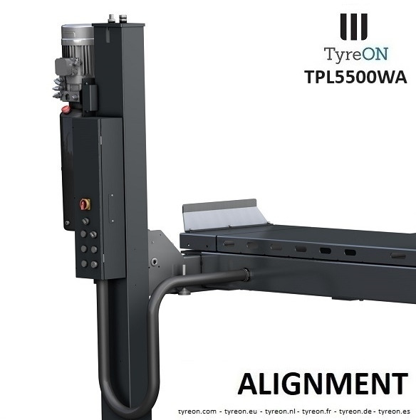 TPL5500WA 4 post alignment lift - 5.6 meter runways - Fully integrated free wheels lifting system - 5.5T - Оборудование для мастерских: фото 4 TPL5500WA 4 post alignment lift - 5.6 meter runways - Fully integrated free wheels lifting system - 5.5T - Оборудование для мастерских: фото 4