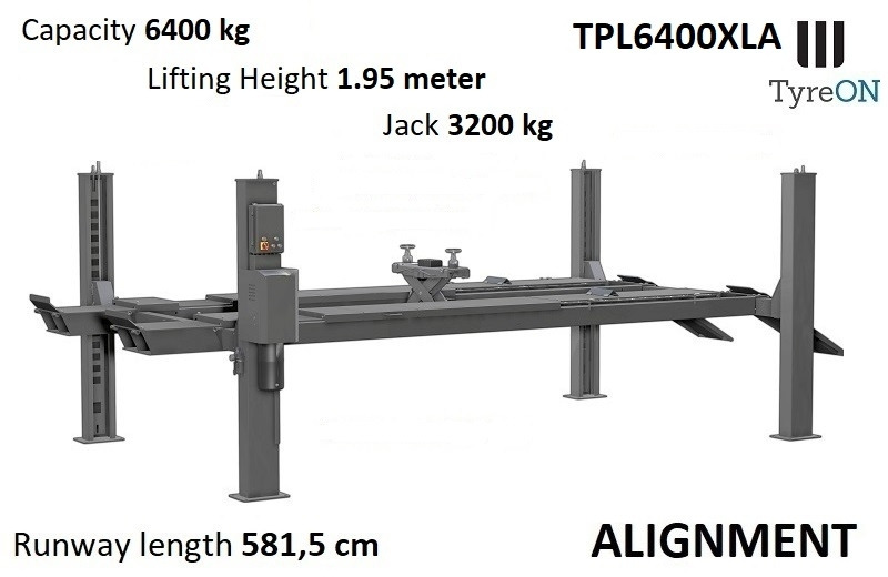 TPL6400A 4 post alignment lift - 5,2 m runways - 6.4T - Оборудование для мастерских: фото 5 TPL6400A 4 post alignment lift - 5,2 m runways - 6.4T - Оборудование для мастерских: фото 5