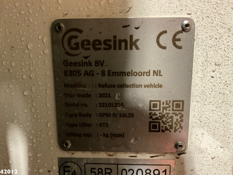 Мусоровоз DAF FAN CF 340 Hiab 23 Tonmeter laadkraan: фото 10