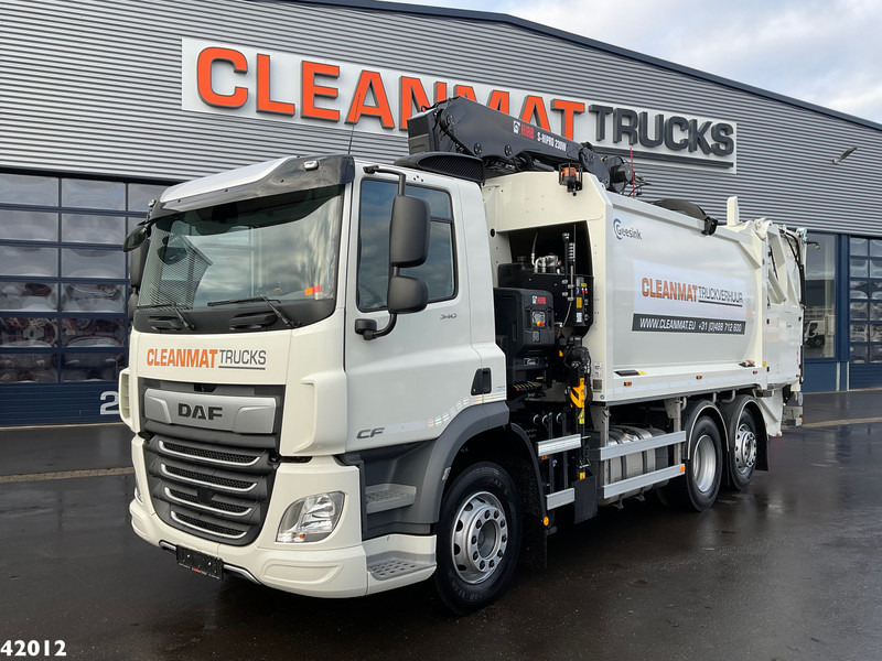 Мусоровоз DAF FAN CF 340 Hiab 23 Tonmeter laadkraan: фото 6
