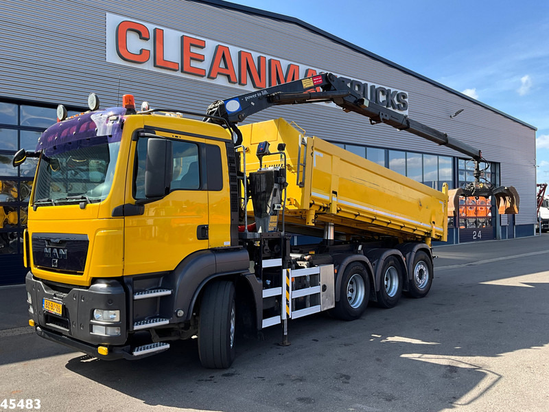 MAN TGS 35.400 8x4 Manual HMF 16 Tm Z-kraan - Самосвал, Автоманипулятор: фото 3 MAN TGS 35.400 8x4 Manual HMF 16 Tm Z-kraan - Самосвал, Автоманипулятор: фото 3